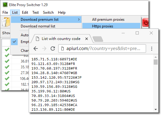 HTTP Proxy List