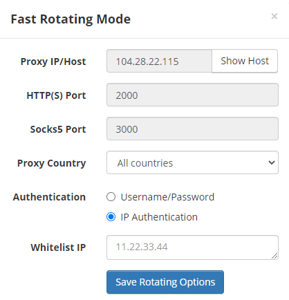 rotating proxy